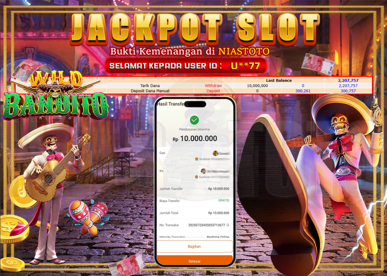 Bukti Jackpot Lunas NiasToto