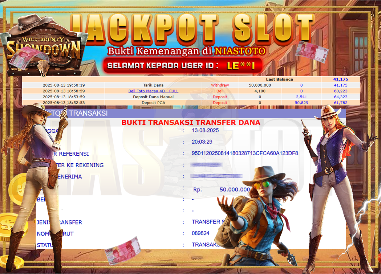 Bukti Jackpot Lunas NiasToto