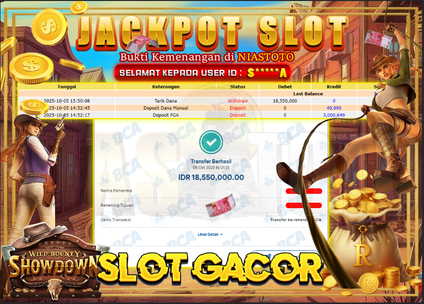 Bukti Jackpot Lunas NiasToto