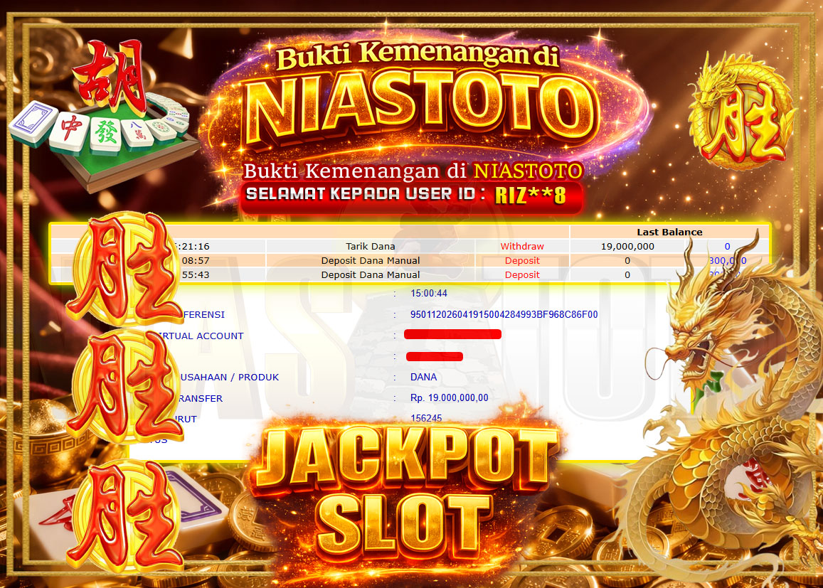 Bukti Jackpot Lunas NiasToto